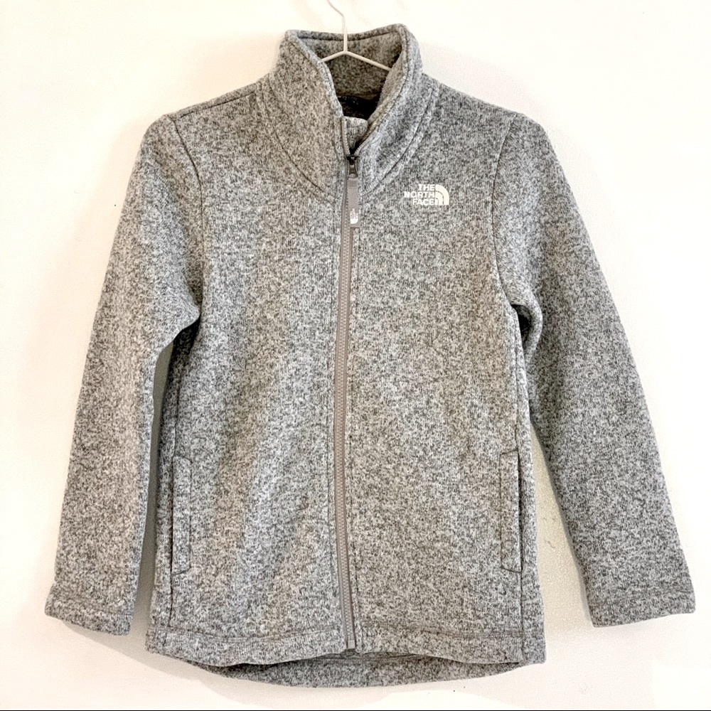 The North Face Girl’s Crescent Full Zip Sweater Fleece M 10/12